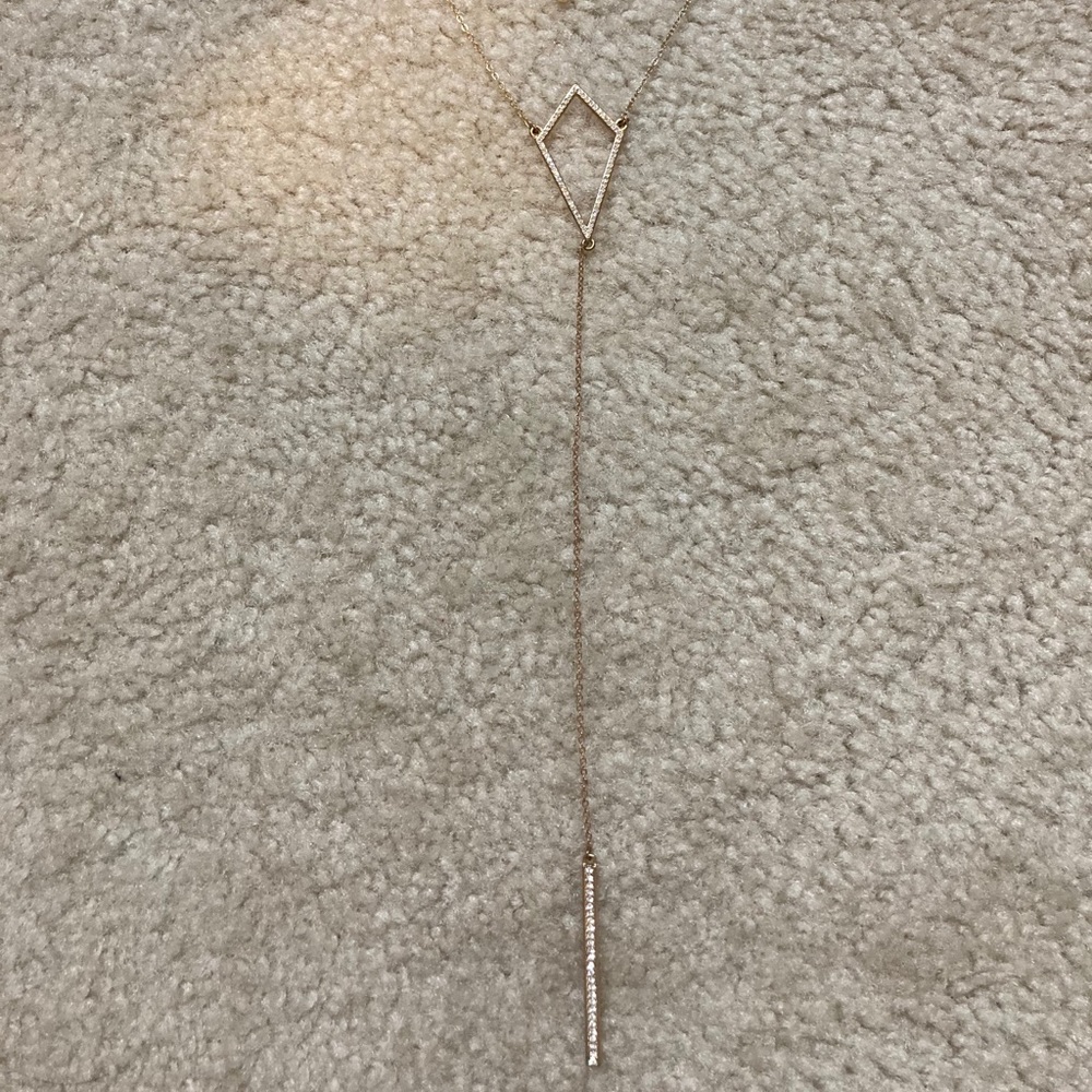 Long Diamond Necklace